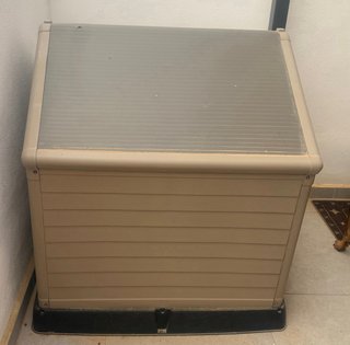 Caseta Perro Exterior Resina 95x99x99