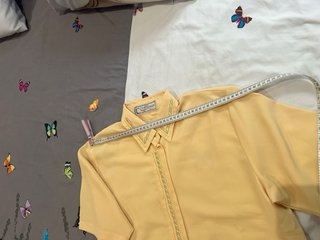 Camisa amarilla manga corta