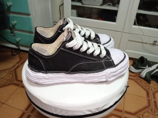 Maison Mihara Yasuhiro Zapatillas Negras Blancas