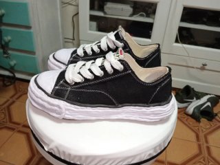Maison Mihara Yasuhiro Zapatillas Negras Blancas