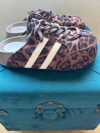 Sabot leopardato donna