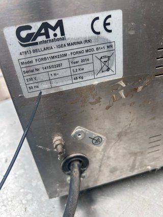 Horno profesional eléctrico pizza/panadería