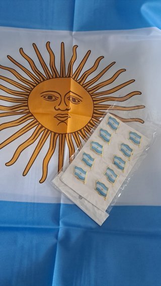 Combo Bandera Argentina y 10 Pins