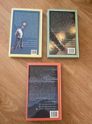 Lote 3x libros Harry Potter EMECÉ