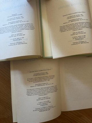 Lote 3x libros Harry Potter EMECÉ