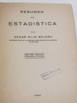 Libro estadística