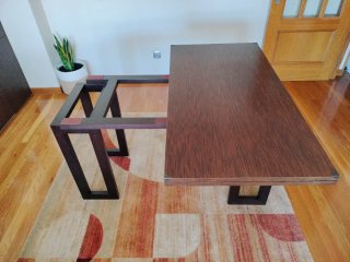 Mesa centro convertible salón/comedor