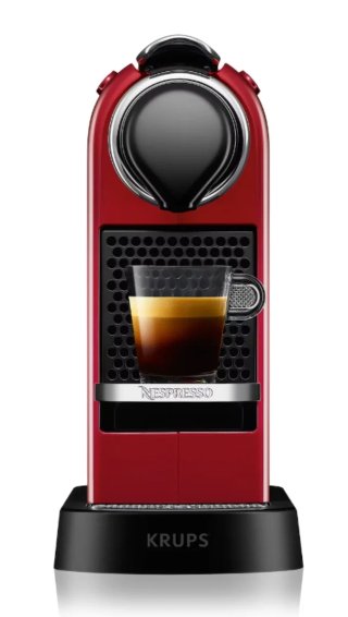 Cafetera Krups CitiZ Roja Nespresso