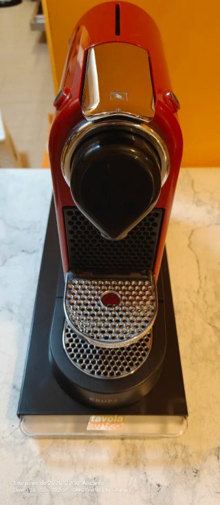 Cafetera Krups CitiZ Roja Nespresso