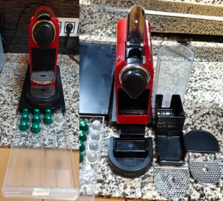 Cafetera Krups CitiZ Roja Nespresso