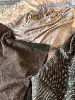 2 Poncho Donna + Sciarpa