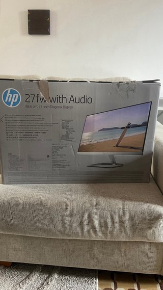 Pantalla HP 27fw con Audio
