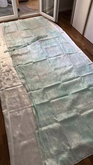 Set Tende Vintage con Calata e Ganci