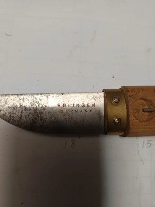 Cuchilla Solingen Germany regulable