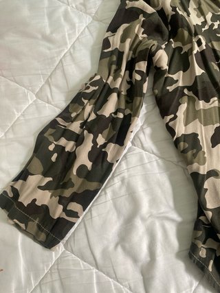 Camisa Camuflaje Mujer Talla Única