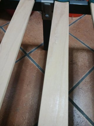 Somier metálico con lamas de madera