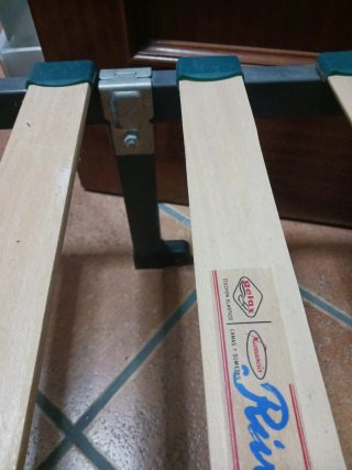 Somier metálico con lamas de madera