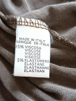 Vestito color cachi taglia unica