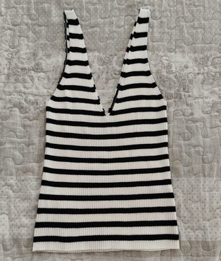 Lote 3 Tops Stradivarius Rayas