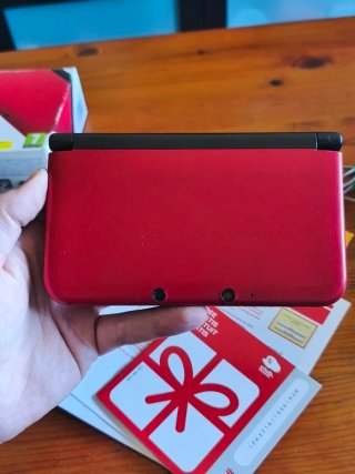 Nintendo 3DS XL Roja Caja Completa