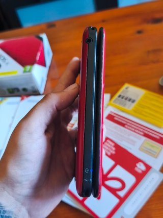 Nintendo 3DS XL Roja Caja Completa