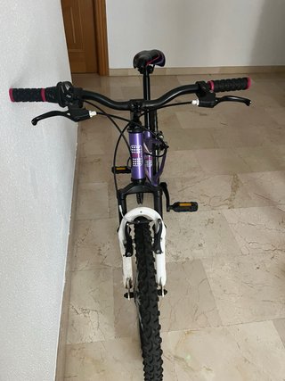 Bicicleta Infantil B-Pro Morada 6 Velocidades