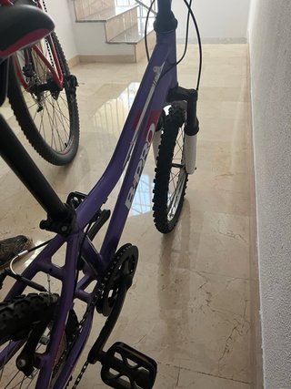 Bicicleta Infantil B-Pro Morada 6 Velocidades