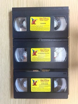 Trilogía Aladdín Disney VHS - Pack 3 Películas