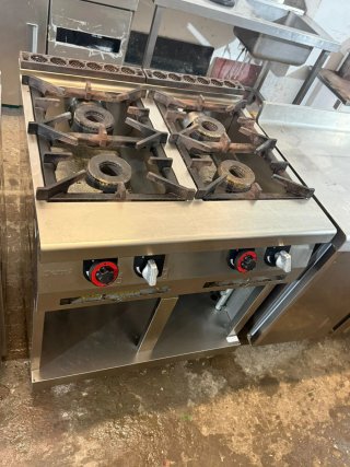 Cocina industrial Jemi 4 fuegos