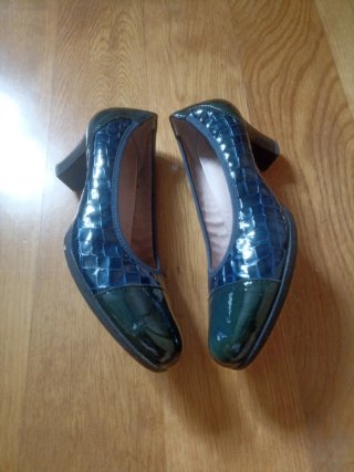 Zapatos Pitillos Talla 41 Azul