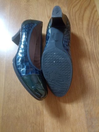 Zapatos Pitillos Talla 41 Azul