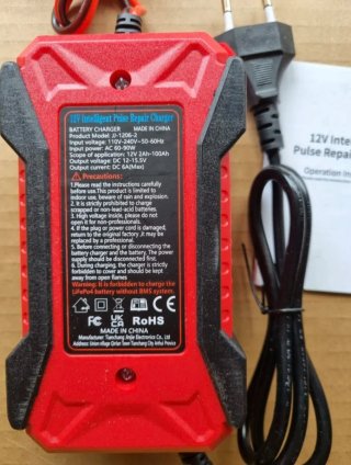 Cargador Batería Coche/Moto E-MaLX 12V 6A