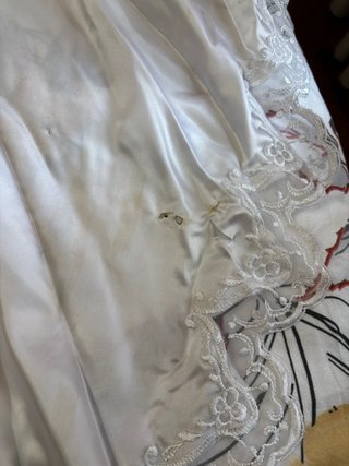 Vestido de Novia Talla XS con Cancán