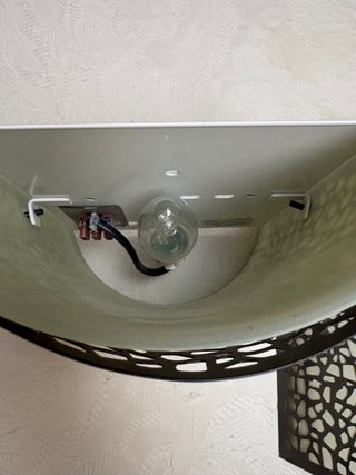 Apliques de pared metálicos con diseño