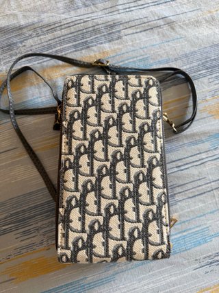 Bandolera Dior Beige y Negro
