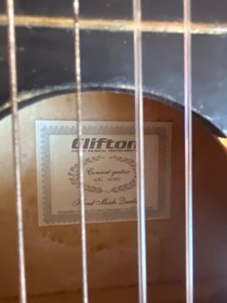 Guitarra Clásica Clifton Naranja