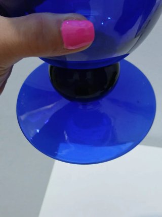 Vaso Murano Vintage Blu