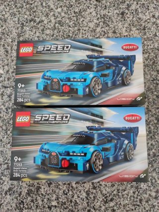 2x LEGO Speed Champions Bugatti Vision 77253