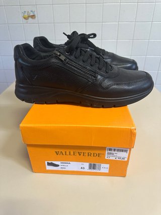 Valleverde Scarpe Uomo Pelle Vitello Nere 43
