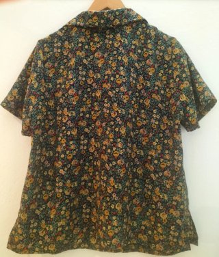 Camisa estampado floral. Vintage