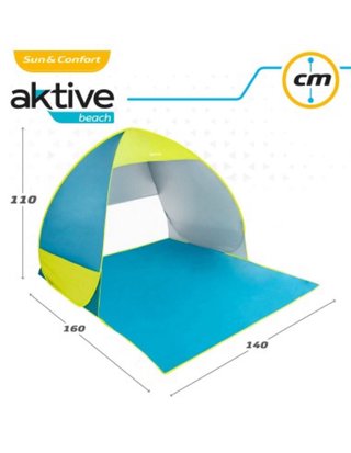 Tienda Playa Aktive Pop Up Azul/Verde