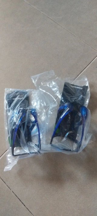 Lote de 2 Porta bidón ROCKBROS azul