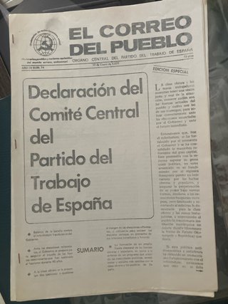 Periódico El Correo del Pueblo Ene 1977