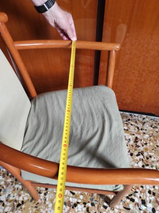 Poltroncina vintage legno anni 70