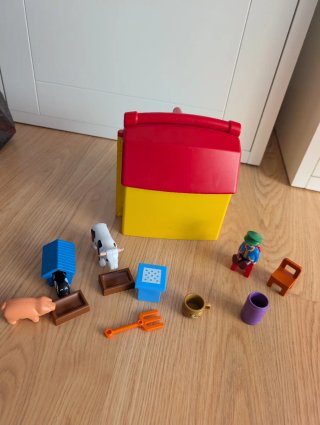 PLAYMOBIL 1.2.3 Granja Maletín