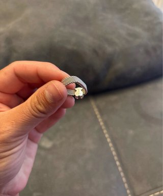 Anillo Tous Oso Plata Rosa