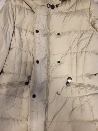 Piumino Moncler Beige Donna