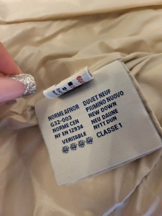 Piumino Moncler Beige Donna