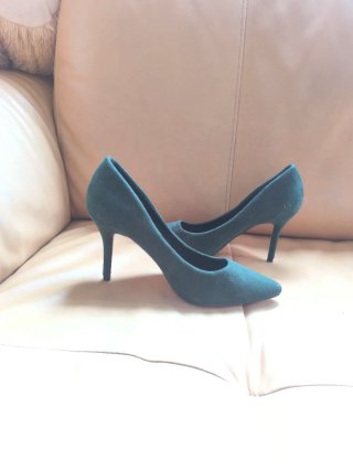 Zapatos de tacón verdes