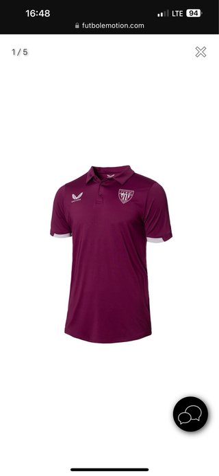 Camiseta Oficial Athletic Club Bilbao Castore